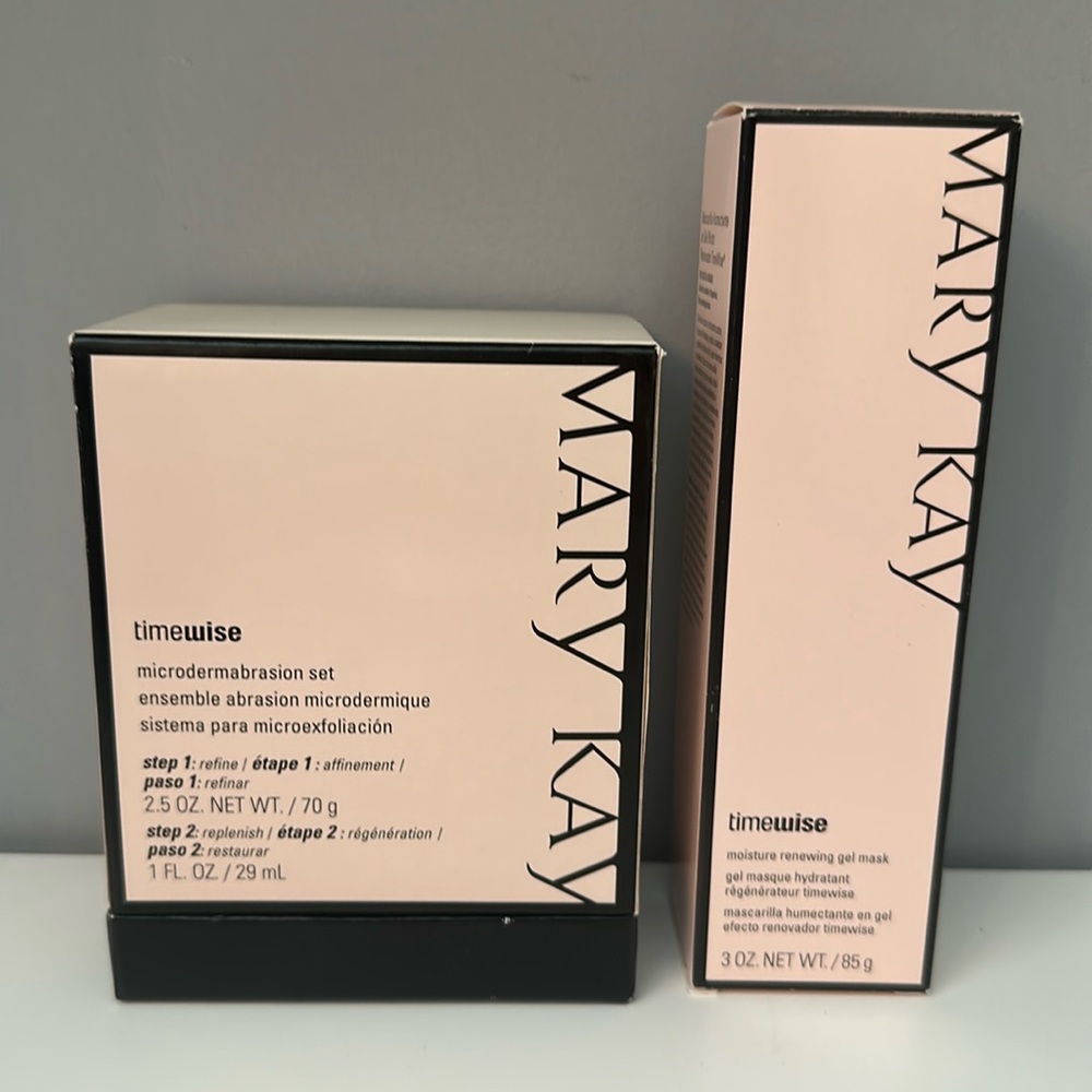 Mary Kay Time Wise Microdermabrasion Set and Moisture Renewing Gel Mask